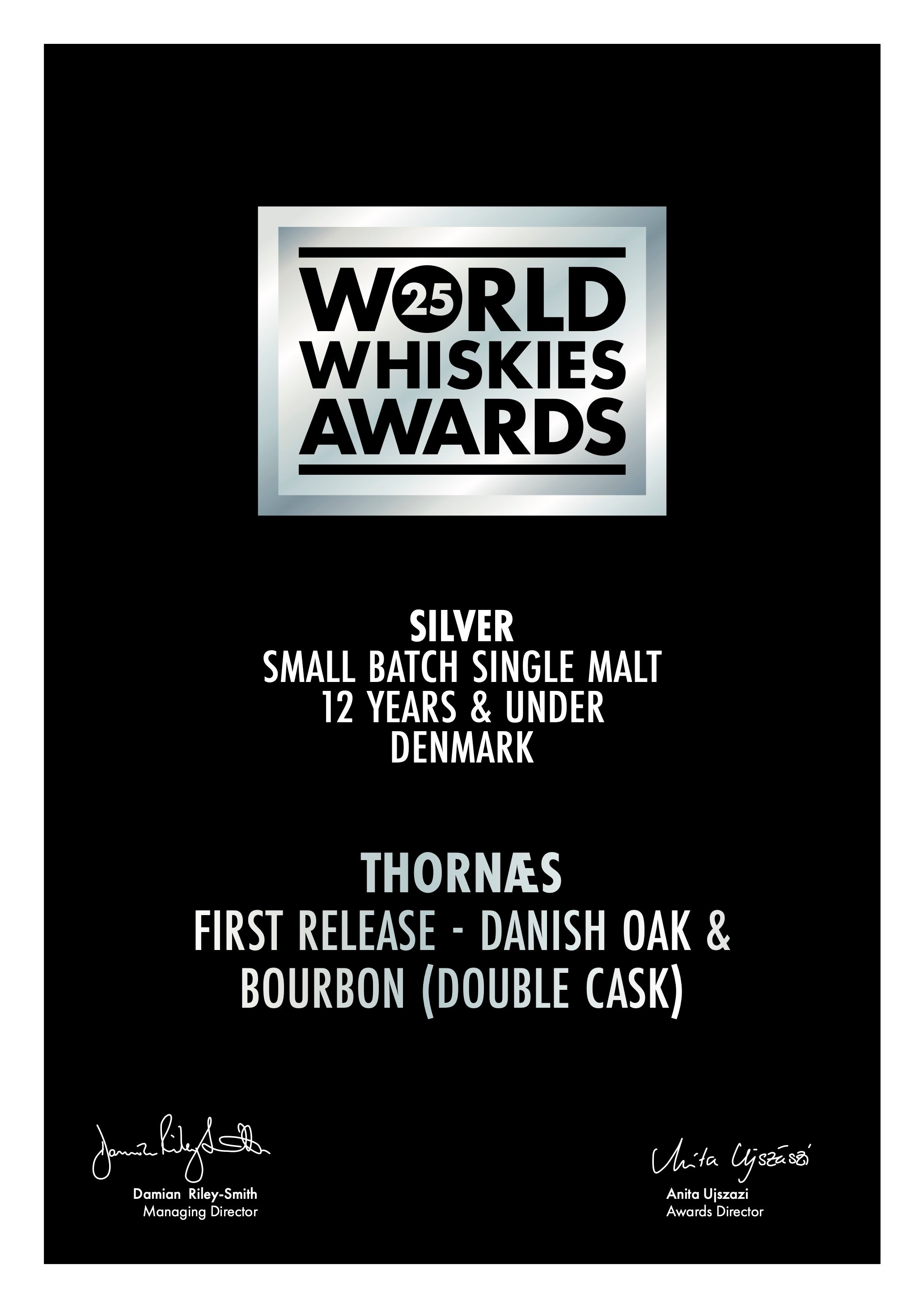 Thornæs Danish Whisky, Single Malt - 1st Release