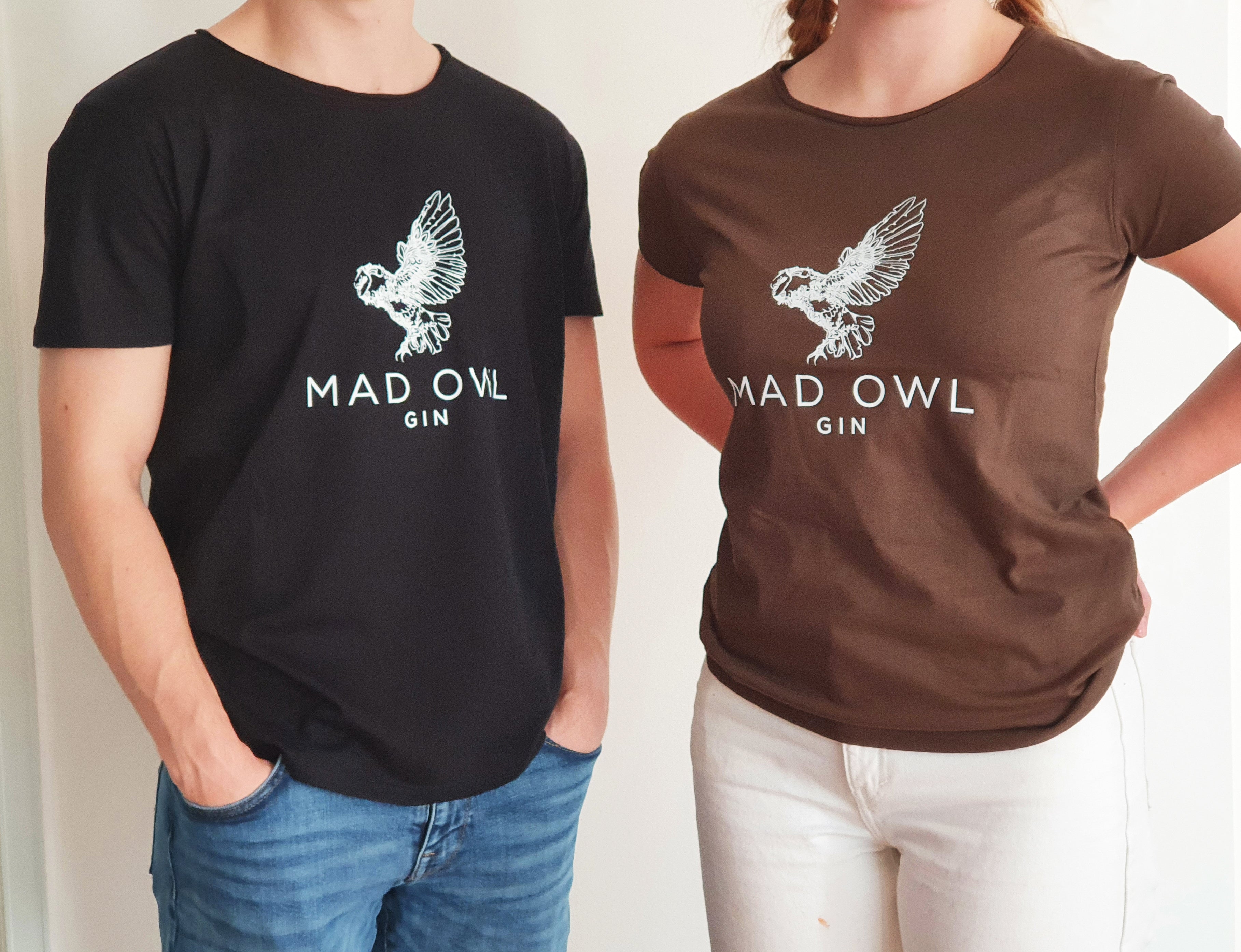 T-shirt: Mad Owl Gin - Dame