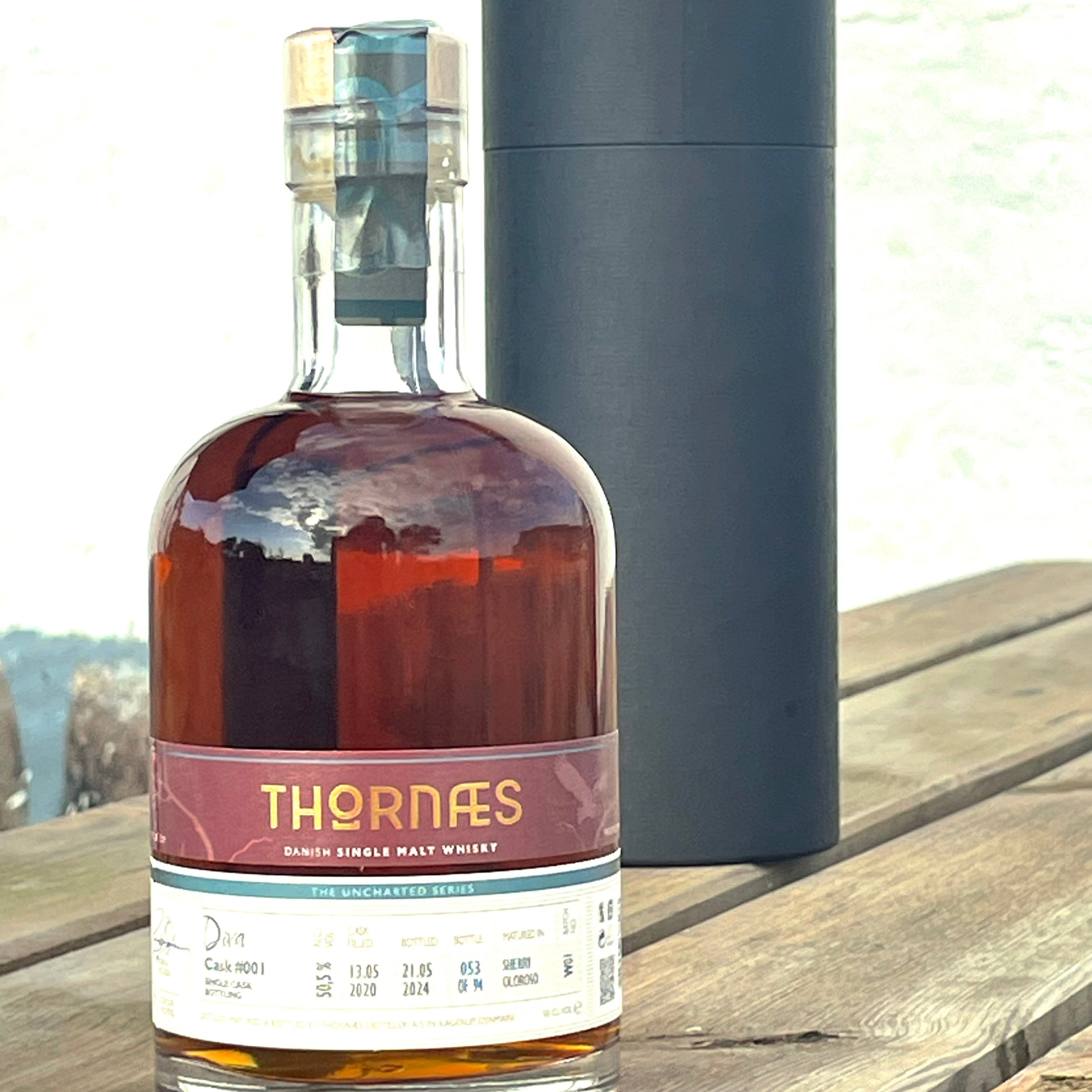 Thornæs Danish Whisky, Single Malt - Diva - #001 Single Cask bottling