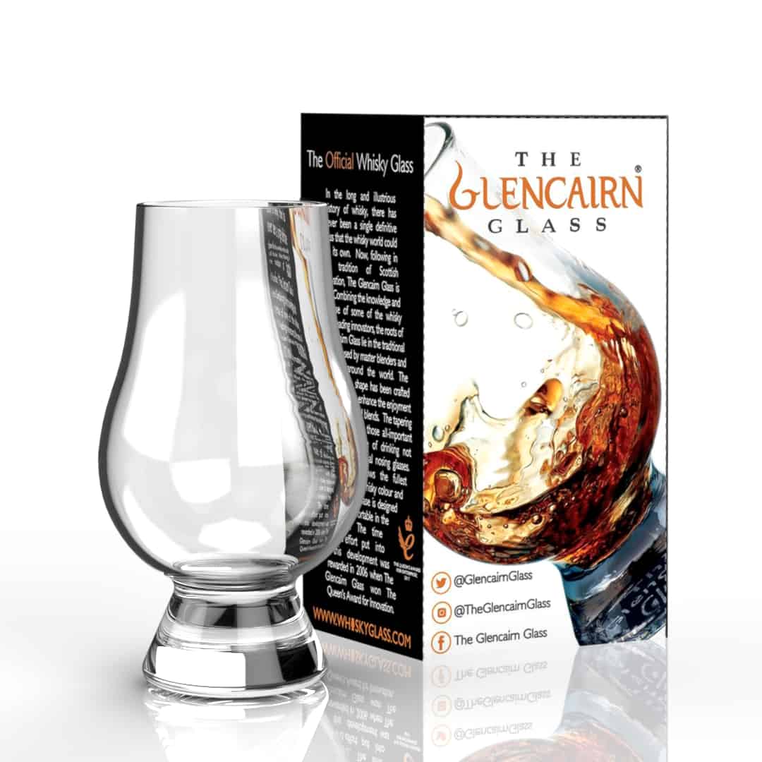 Glencairn whiskyglas med Thornæs Danish Whisky logo