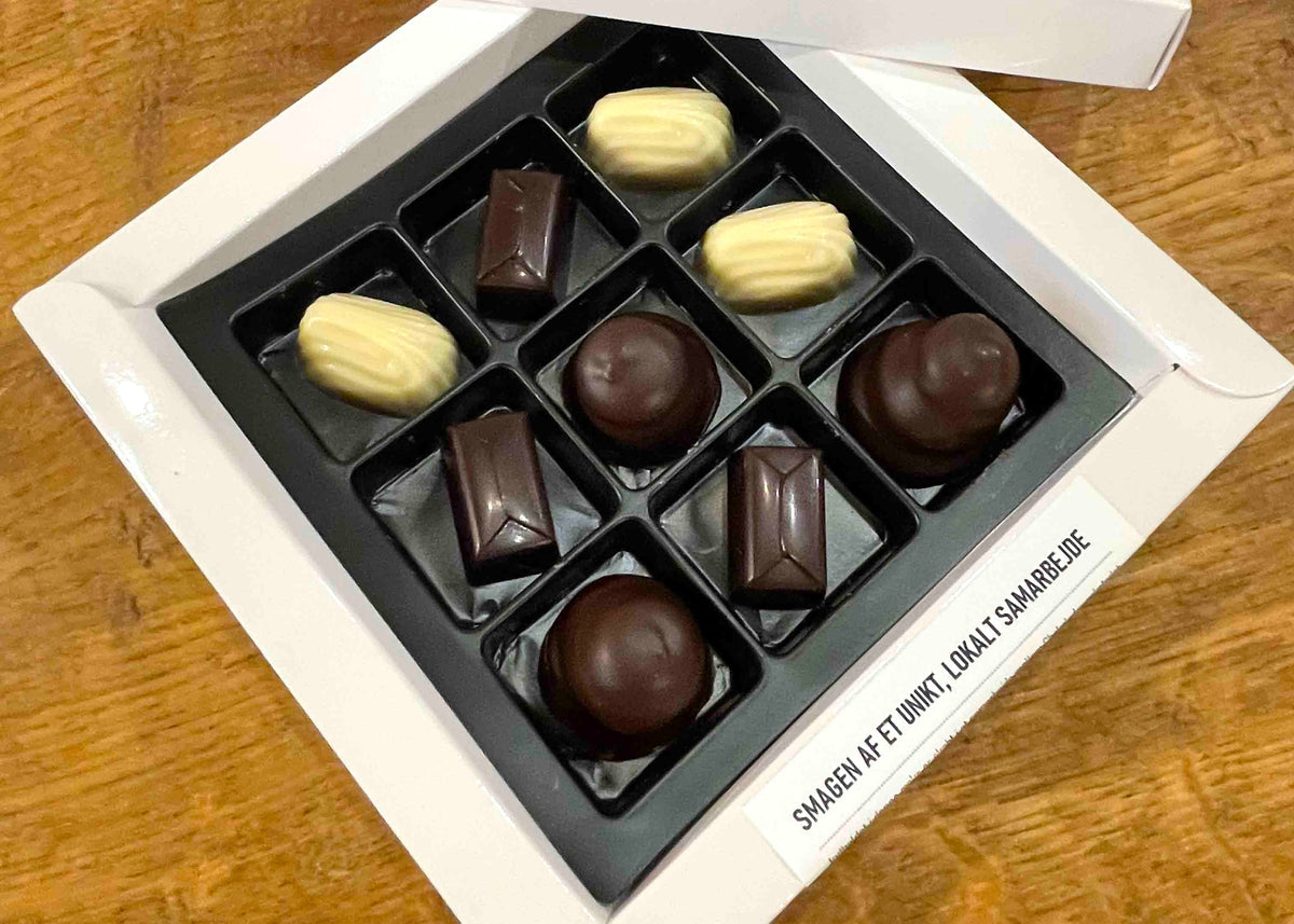 Thornæs & Jota Chokolade: 9 x praline
