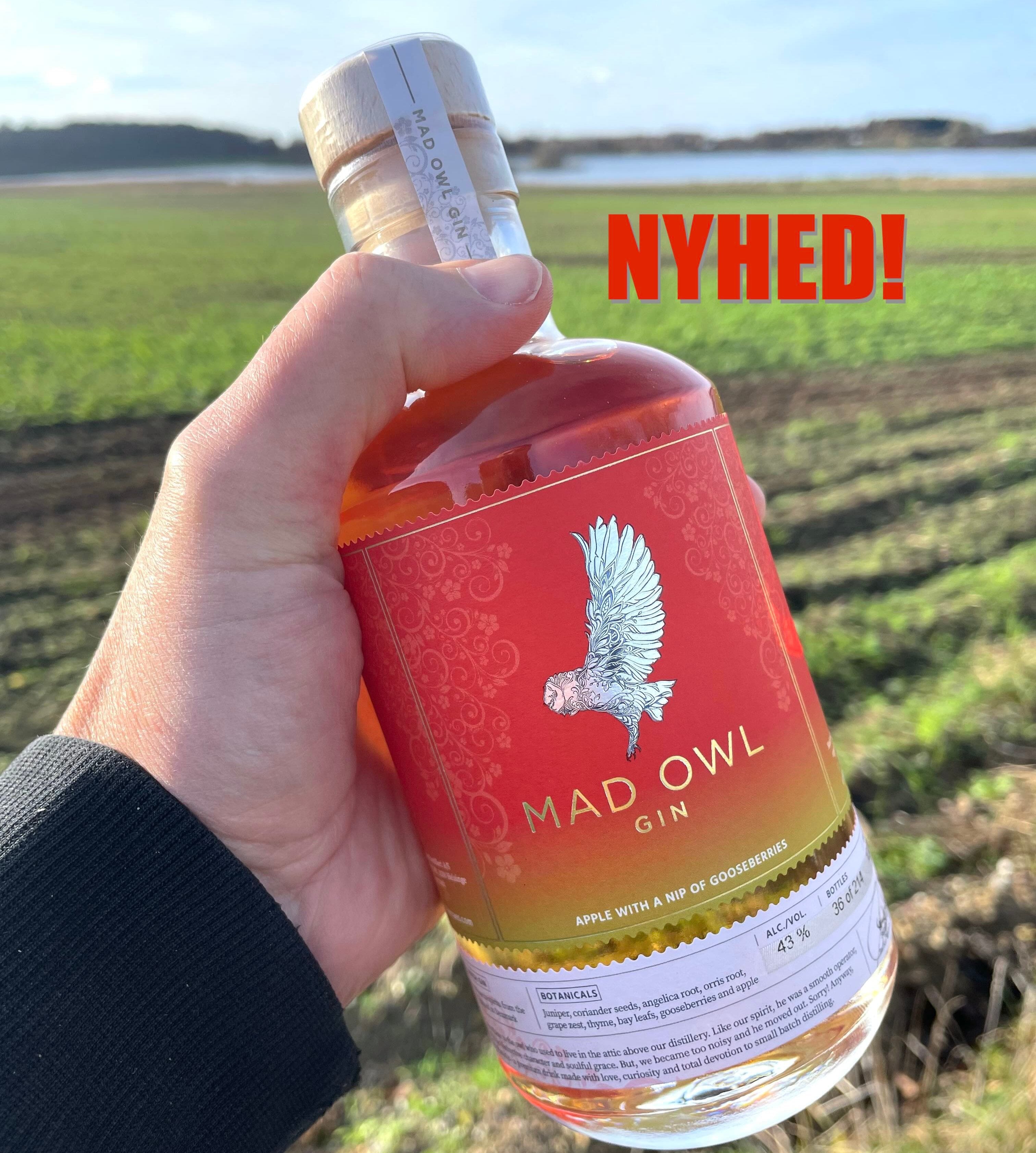 NYHED: Mad Owl Gin - Apple & Gooseberries