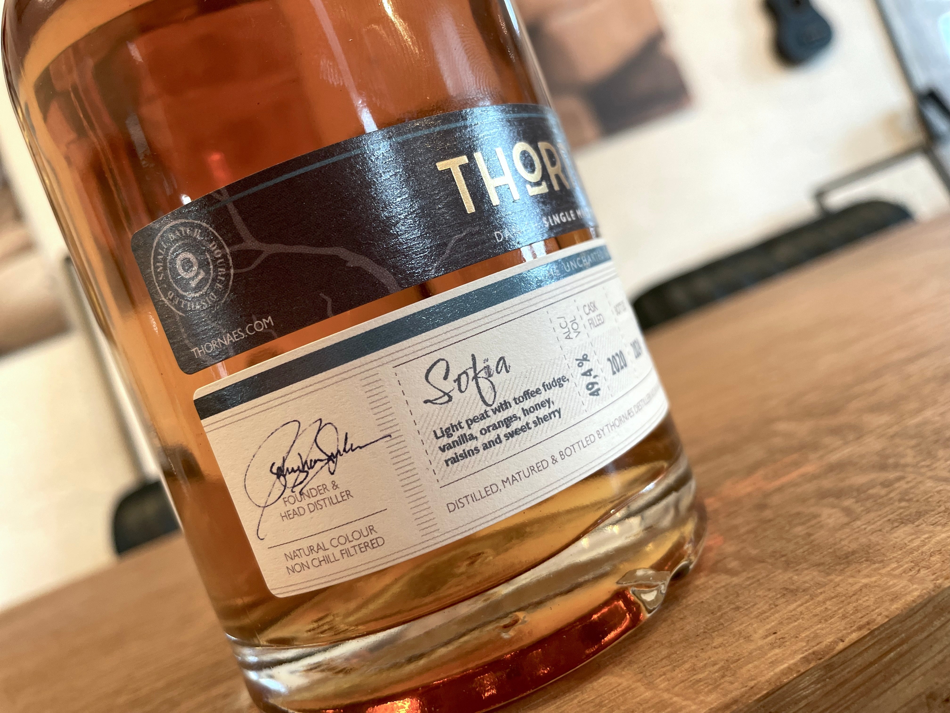 Thornæs Danish Whisky, Single Malt - Sofia - Lightly Peated