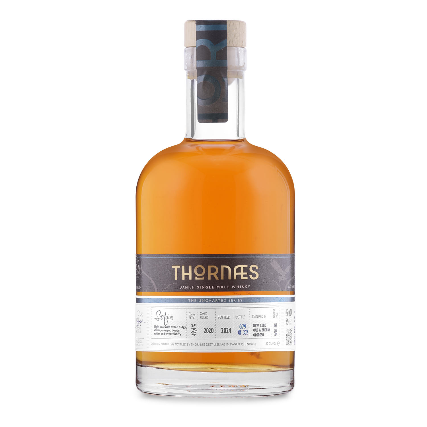 Thornæs Danish Whisky, Single Malt - Sofia - Lightly Peated