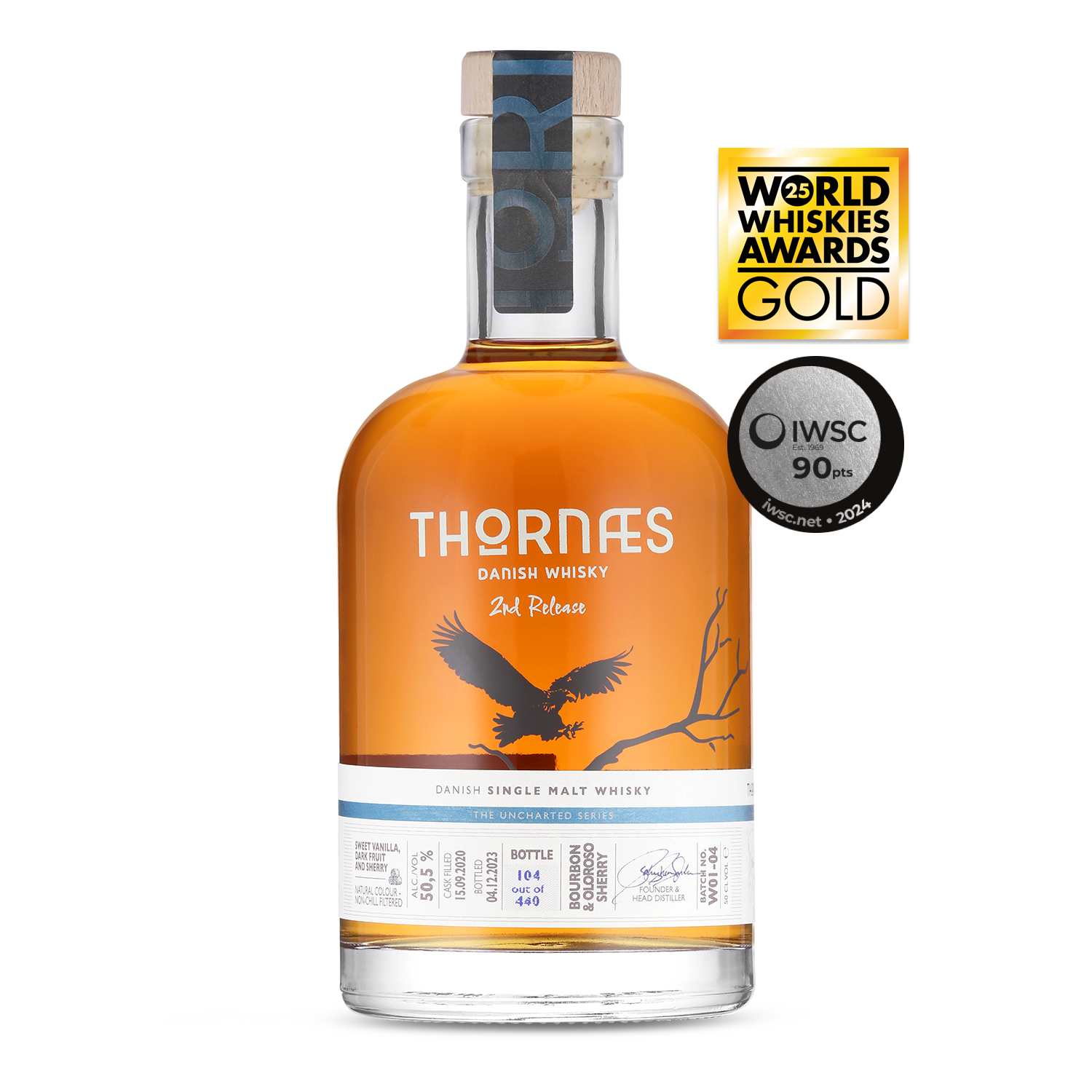 Thornæs Danish Whisky, Single Malt - 2nd Release